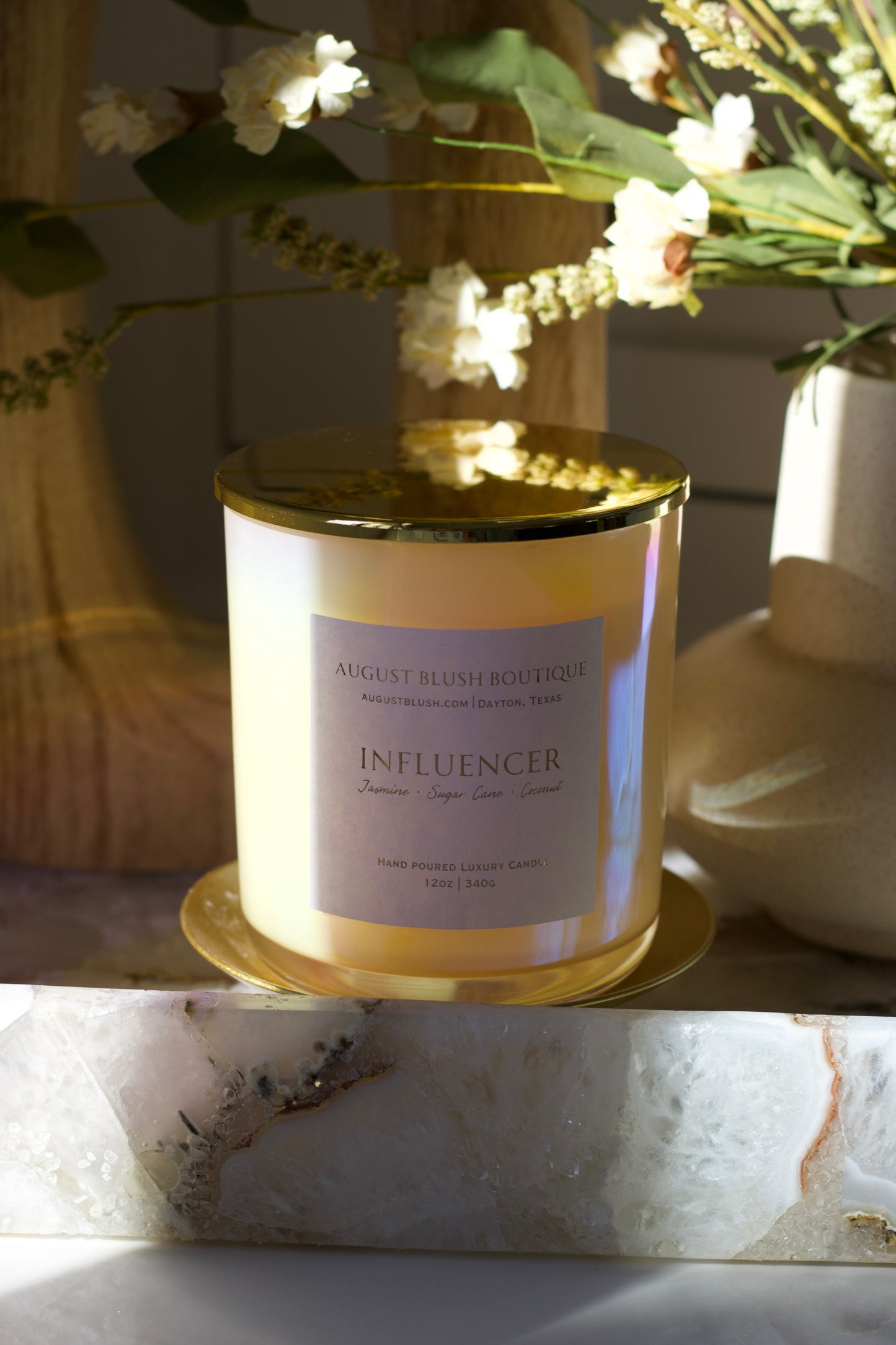 Sunwashed12oz Luxury Candle