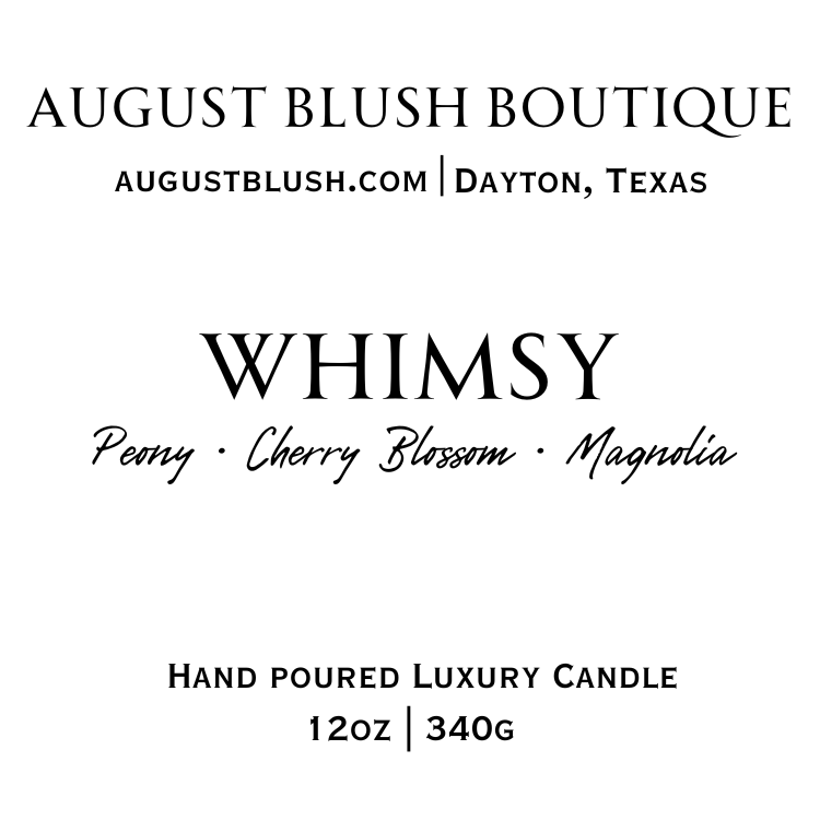 Whimsy 12oz Luxury Candle