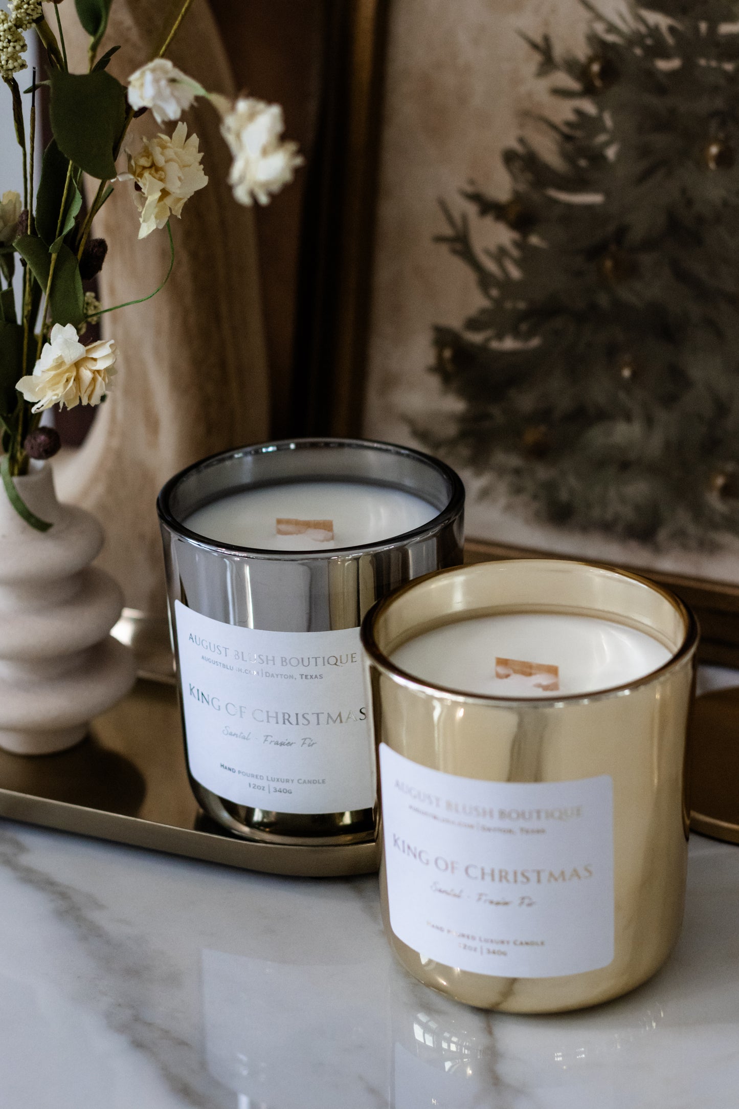 King of Christmas 12oz Luxury Candle