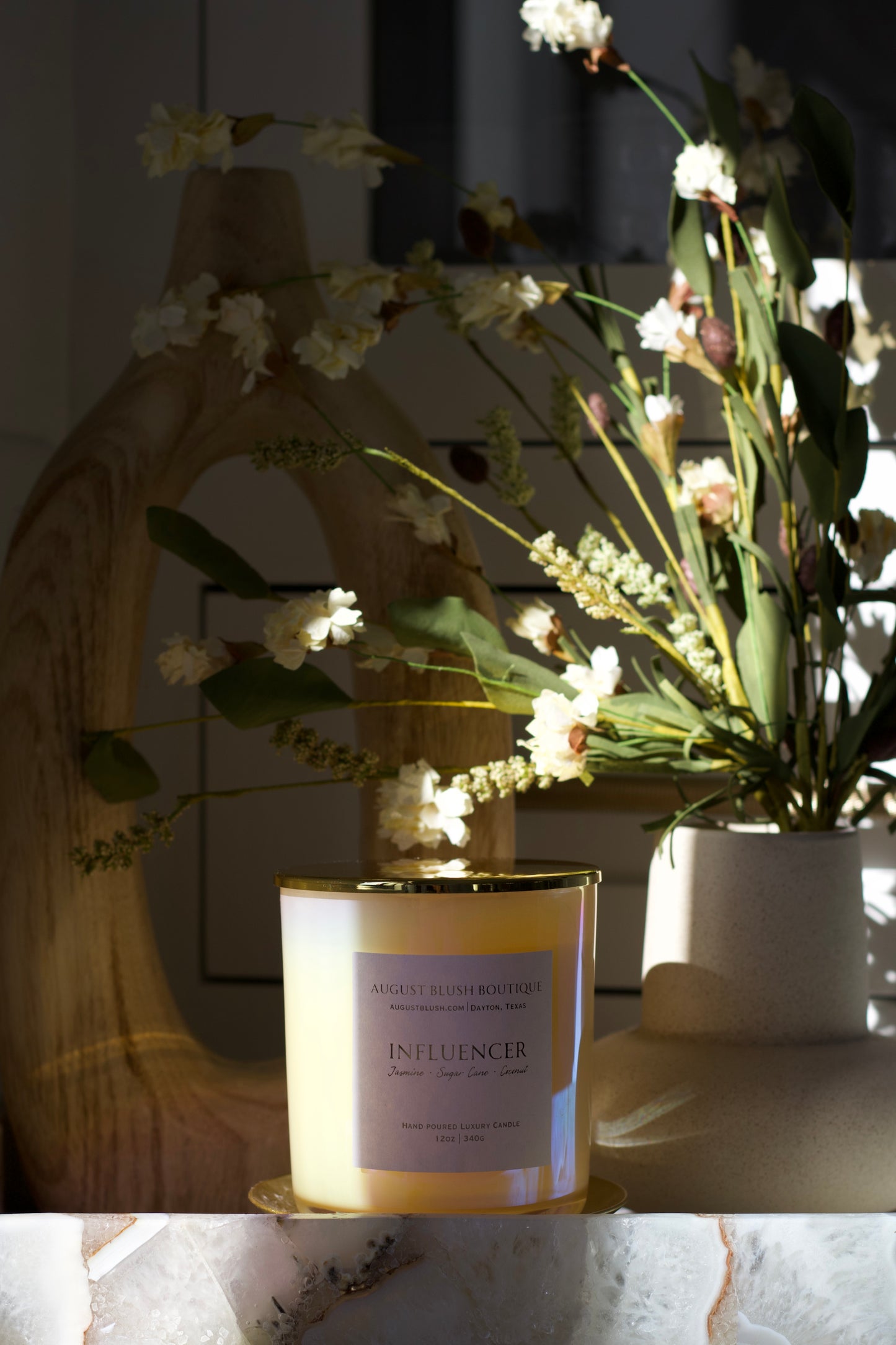 Sunwashed12oz Luxury Candle