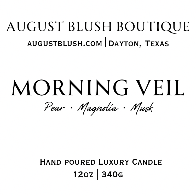 Morning Veil 12oz Luxury Candle