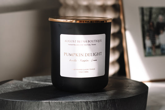 Pumpkin Delight 12oz Luxury Candle