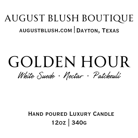 Golden Hour 12oz Luxury Candle