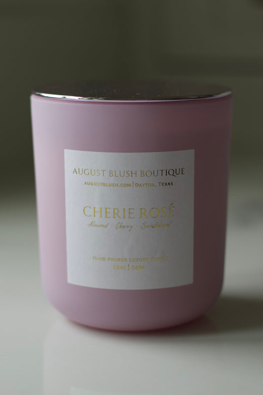 Cherie Rosé 12oz Luxury Candle