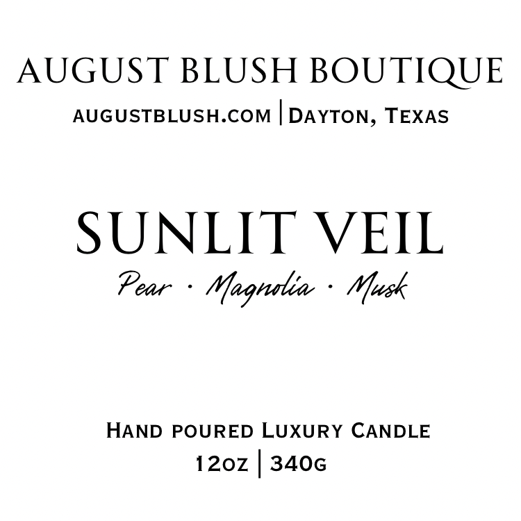 Sunlit Veil 12oz Luxury Candle