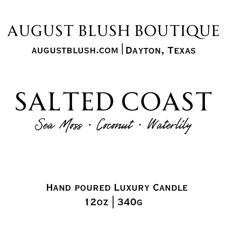 Salted Coast 12oz Luxury Candle